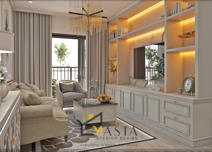 Thiết kế nội thất căn hộ quận 1